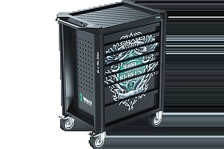 Exclusive roller cabinet in the Tool Rebel design.