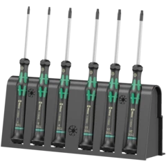 2067/6 TORX® BO Screwdriver set and rack for electronic applications, 6 pieces
