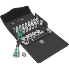 8100 SB All-in Zyklop Speed ratchet set, 3/8" drive, 35 pieces