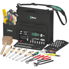 Wera 2go H 1 tool set for wood applications, 134 pieces